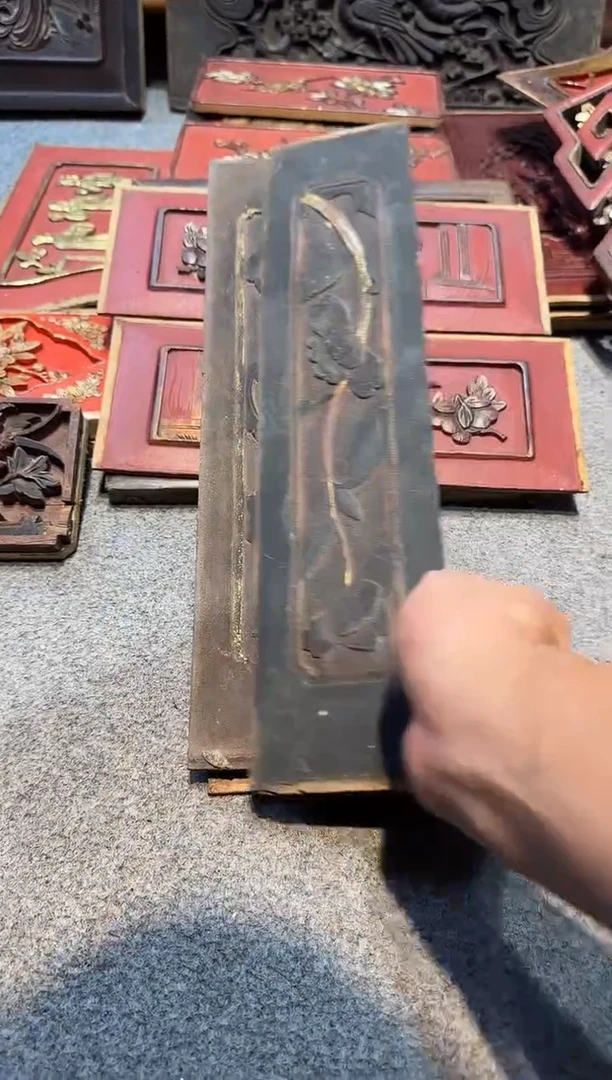 香榧木清**浪老木雕老物件