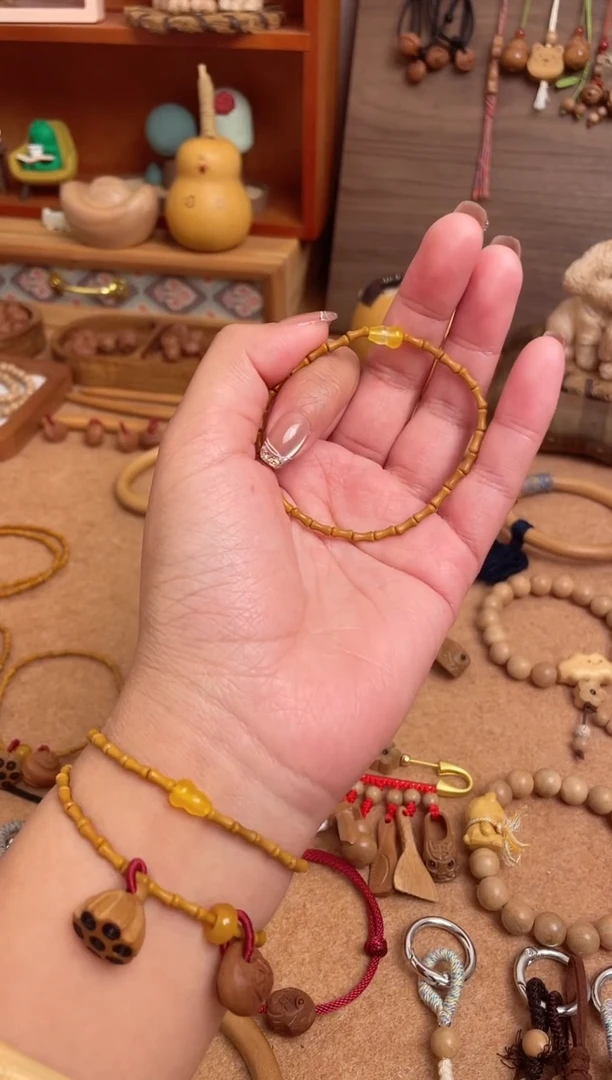 竹节手串一物一拍黄葫芦款