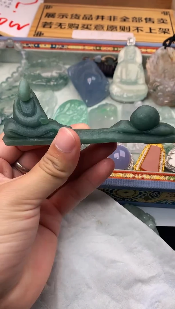 定制翡翠未镶嵌A***_毛货不退不换