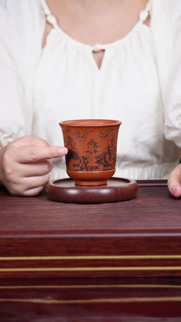 茶杯紫砂宜兴原矿紫砂主人杯