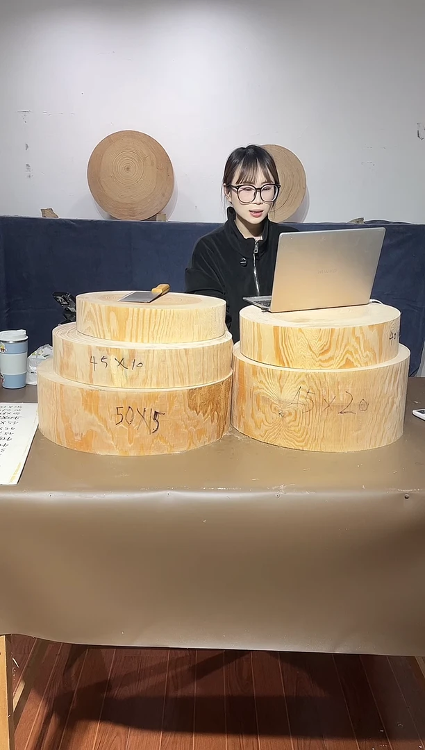 松木40x10松木菜板提手款