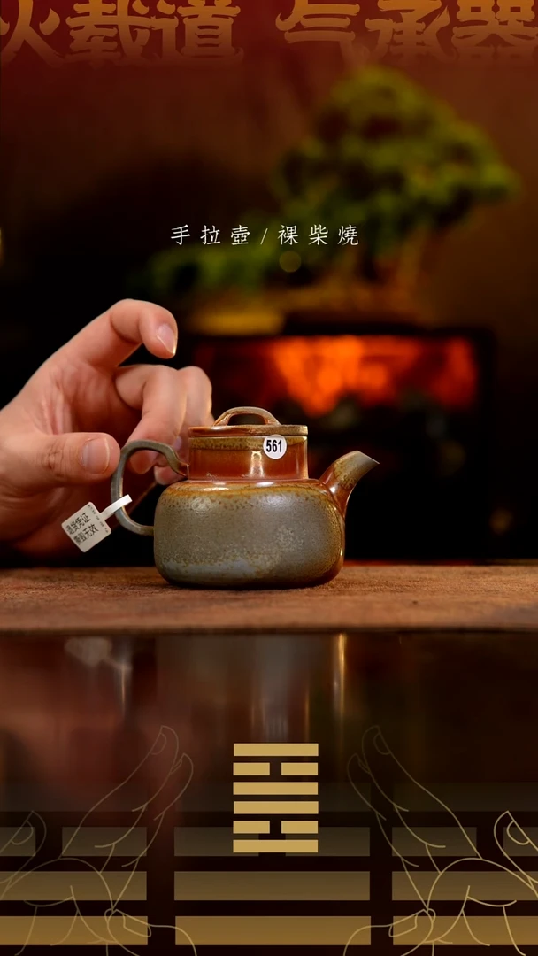 夸烧柴烧汉罐壶561