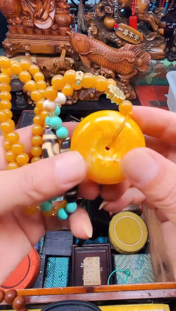 未镶嵌颈饰蜜蜡安哥精品专属链接e82