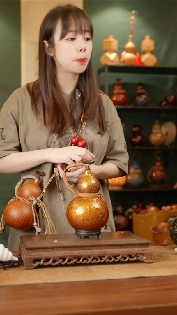 52号精品天然大漆酒葫芦一物一拍~