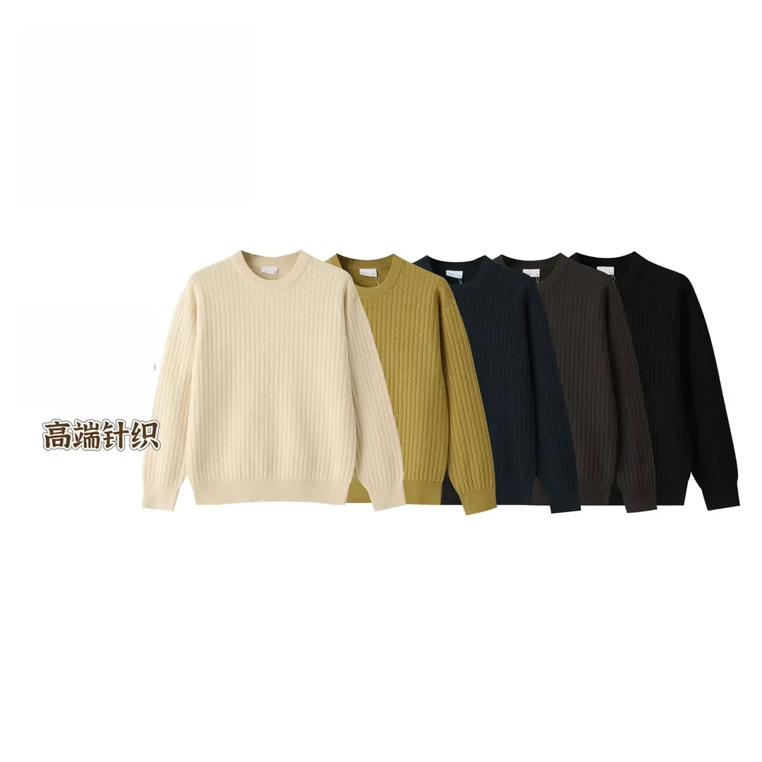 莱赛尔-麓森今日上新高端设计感厚款冬款卫衣毛衣男士宽松针织衫