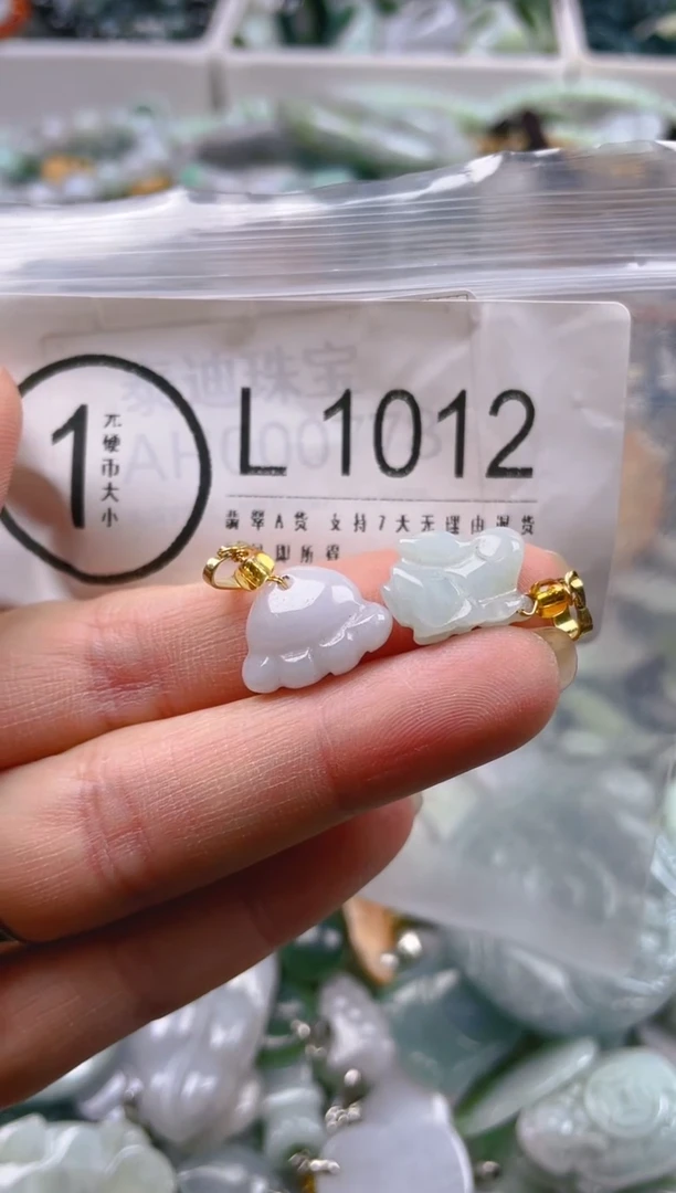 【闪购商品】翡翠颈饰未镶嵌/L/翡翠A货一图一物