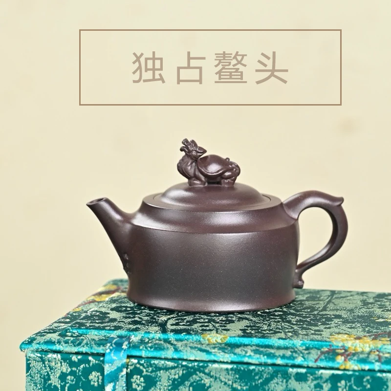 【境壶佳器】 独占鳌头 手工制天青泥 180cc