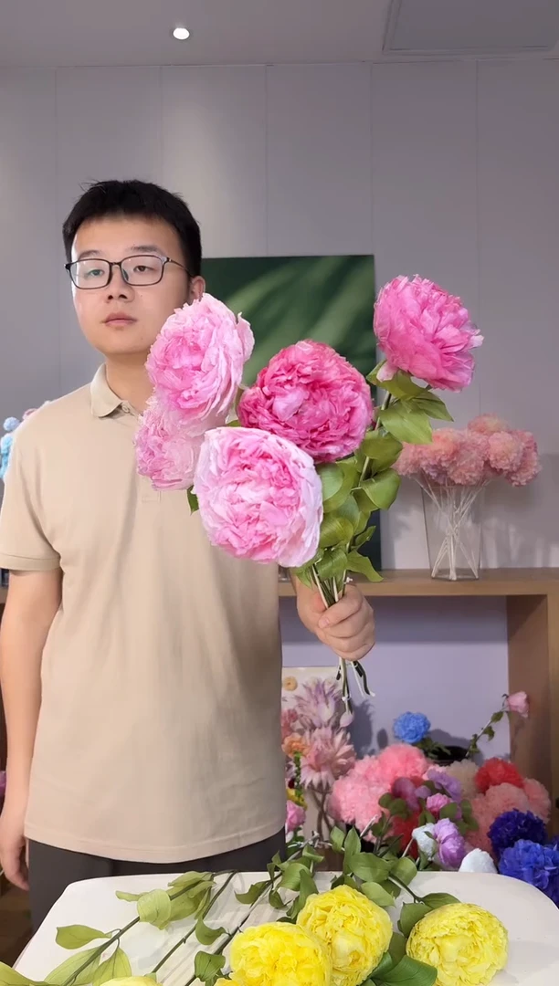 400 永生 芍药5枝 (特价)