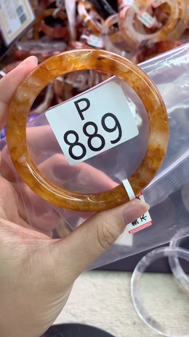 未镶嵌手镯水晶P889-61