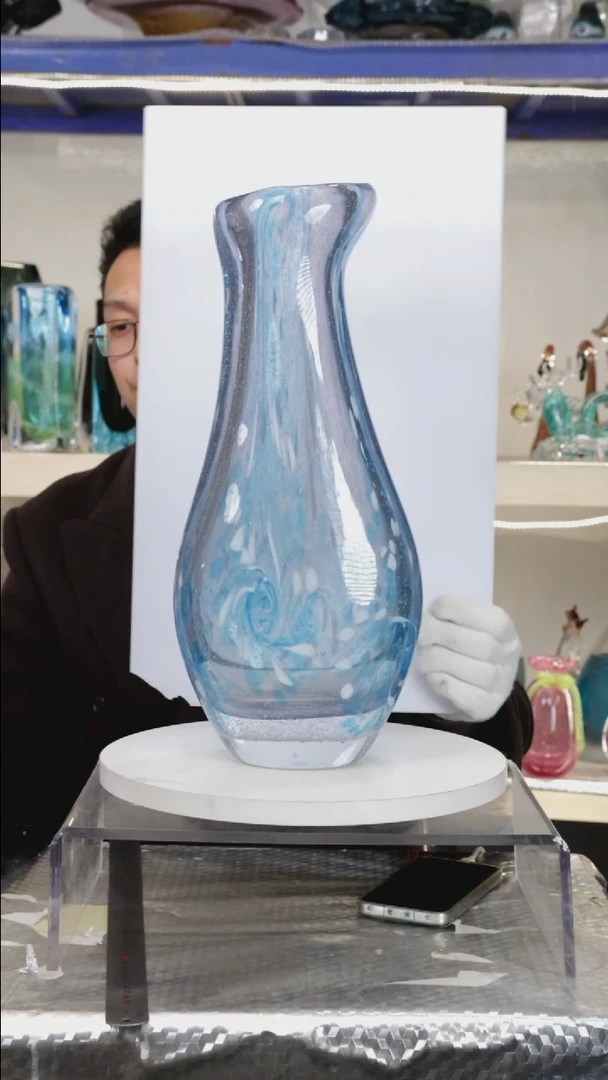 【闪购商品】琉璃【幻彩】高42精品琉璃正常手工痕迹