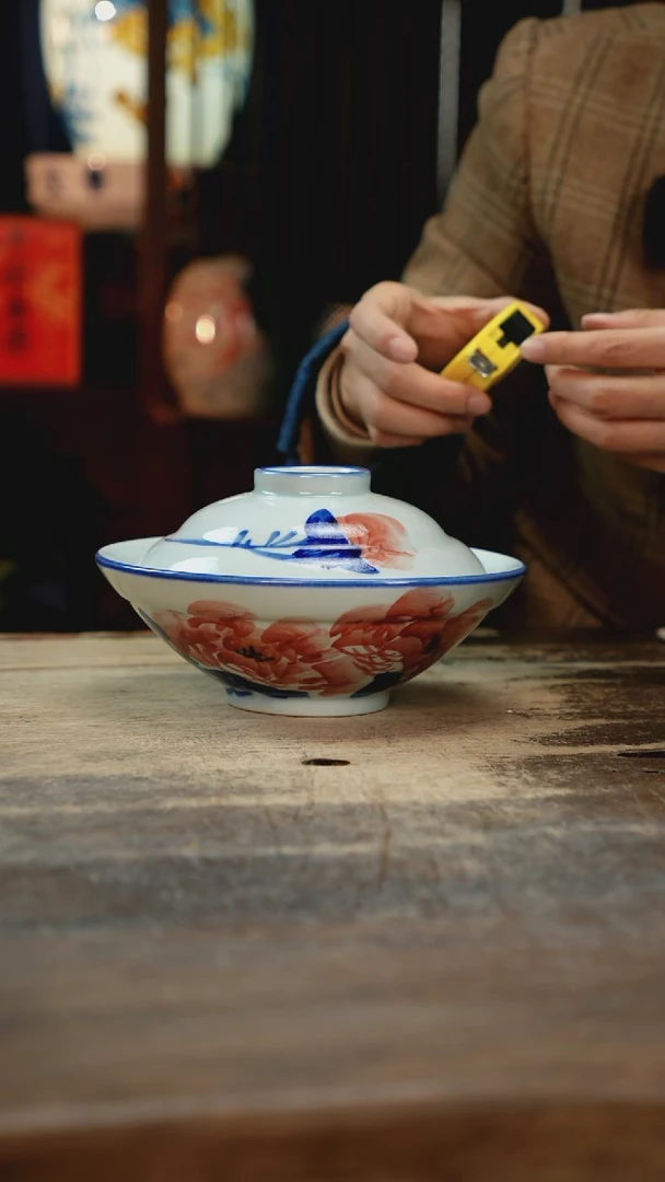 【闪购商品】瓷片景德镇纯手工釉下彩精品餐具