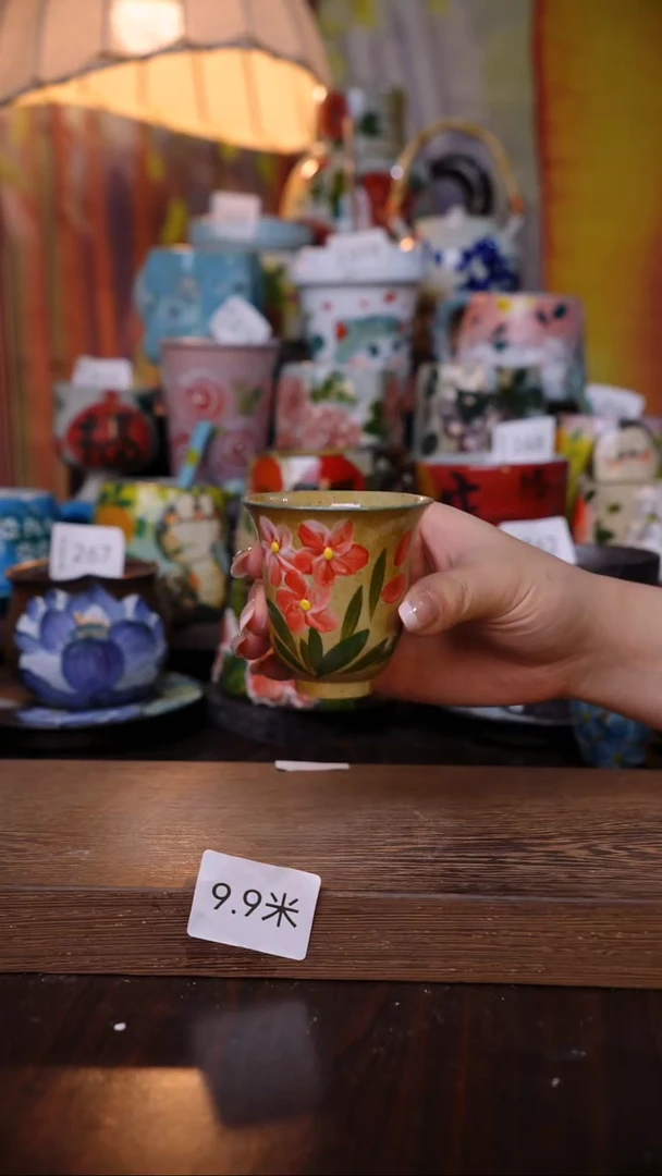 摆件陶泥垚手作 景德镇手工手绘陶瓷器物