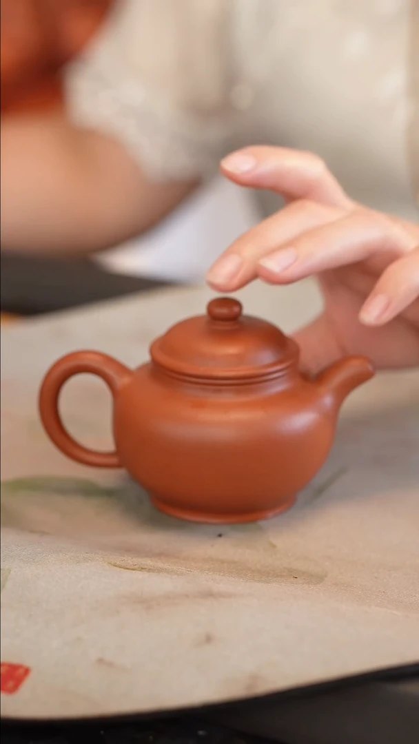 茶壶紫砂全手 宽口