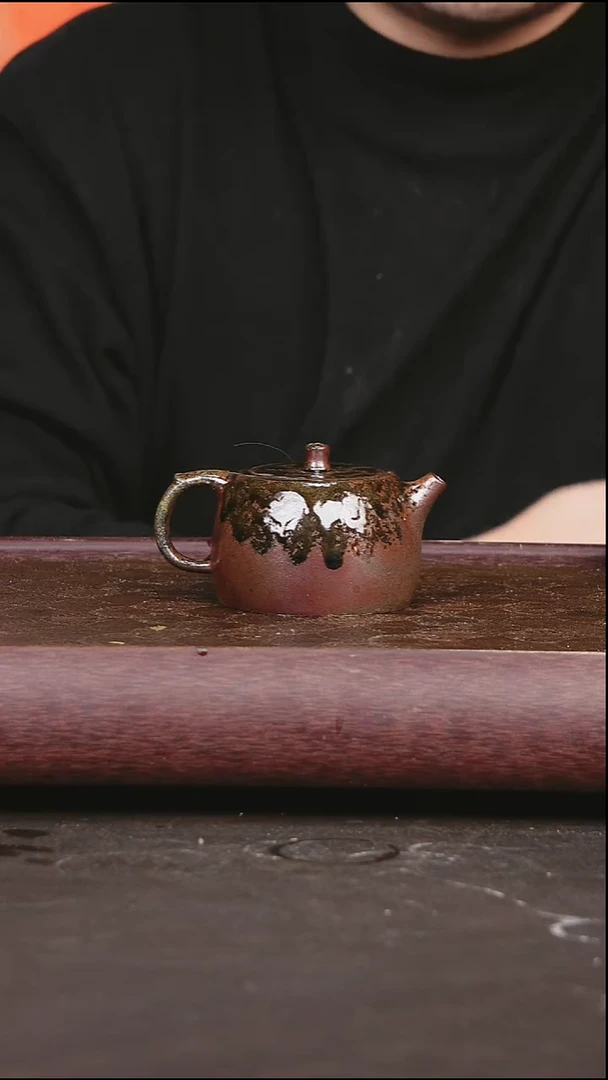 紫砂茶盘柴烧 壶