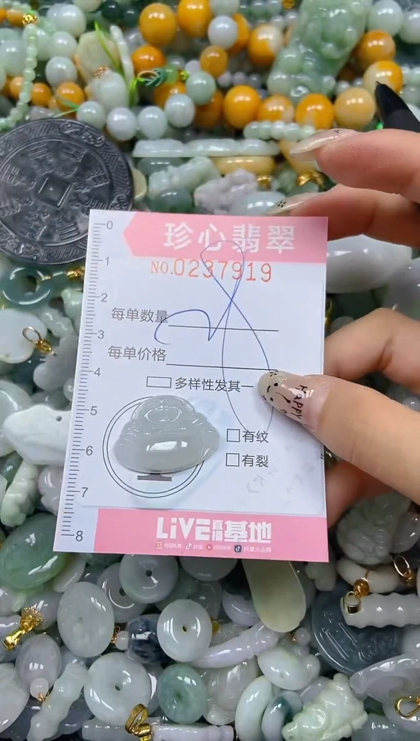 翡翠未镶嵌颈饰闪购0237919