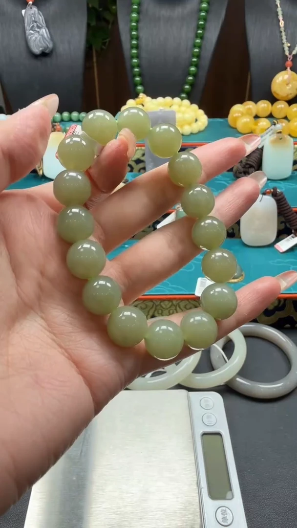 未镶嵌手串和田玉c017