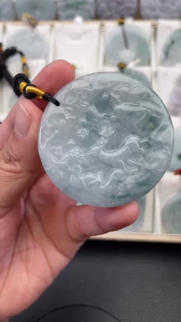 颈饰未镶嵌翡翠天然缅甸翡翠A货224