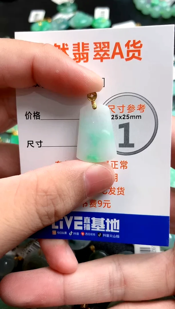 颈饰18K金镶嵌翡翠13006296
