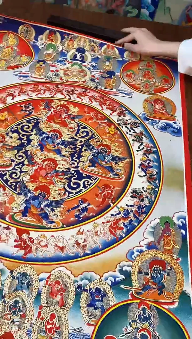 装裱画精美唐卡tk16144