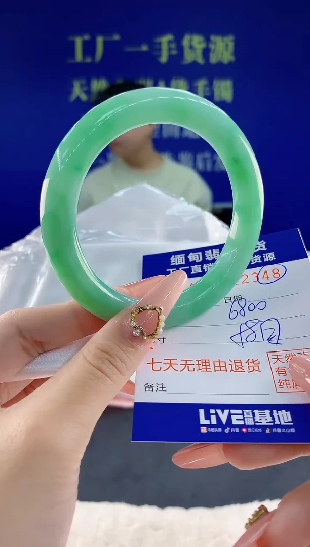未镶嵌手镯翡翠48
