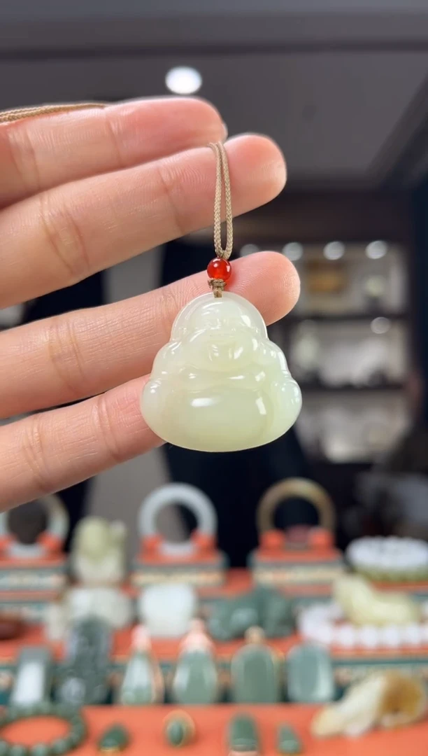 【闪购商品】和田玉颈饰未镶嵌佩佩28mm左右