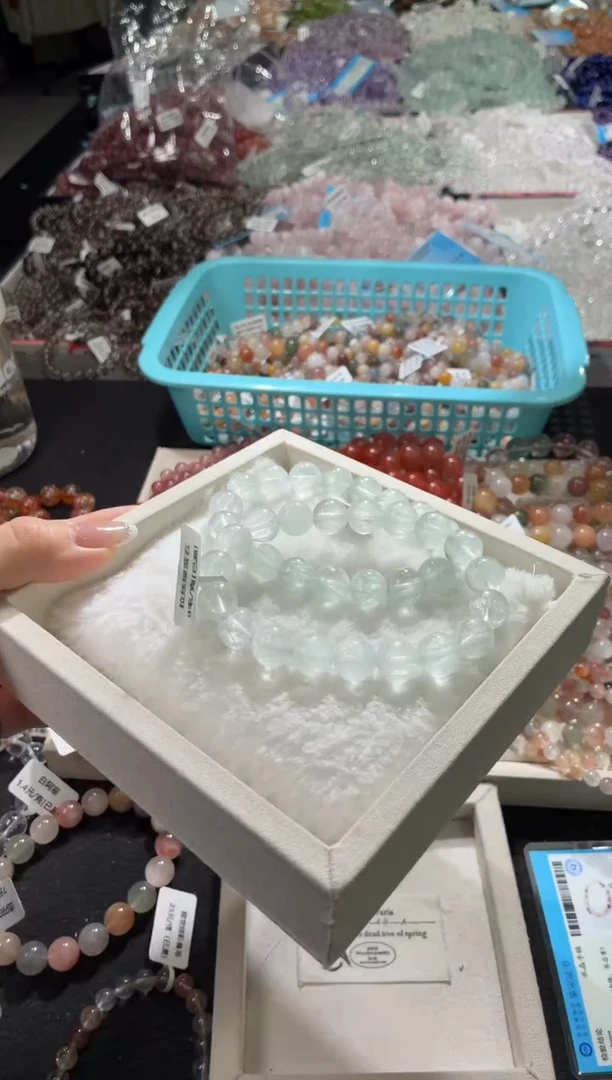 未镶嵌手链水晶123号2条多样性发一H   11+