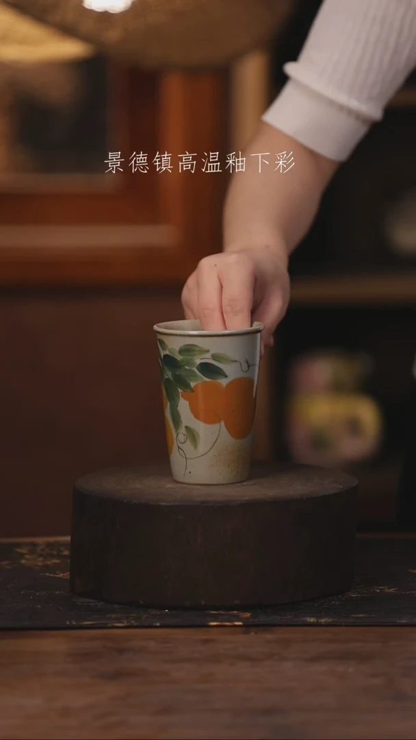陶瓷景德镇高温釉下手绘陶瓷207