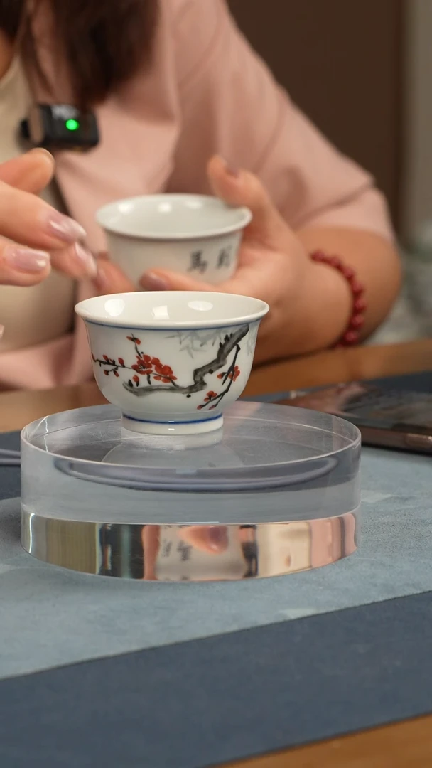 杯子瓷徐传贵 梅花