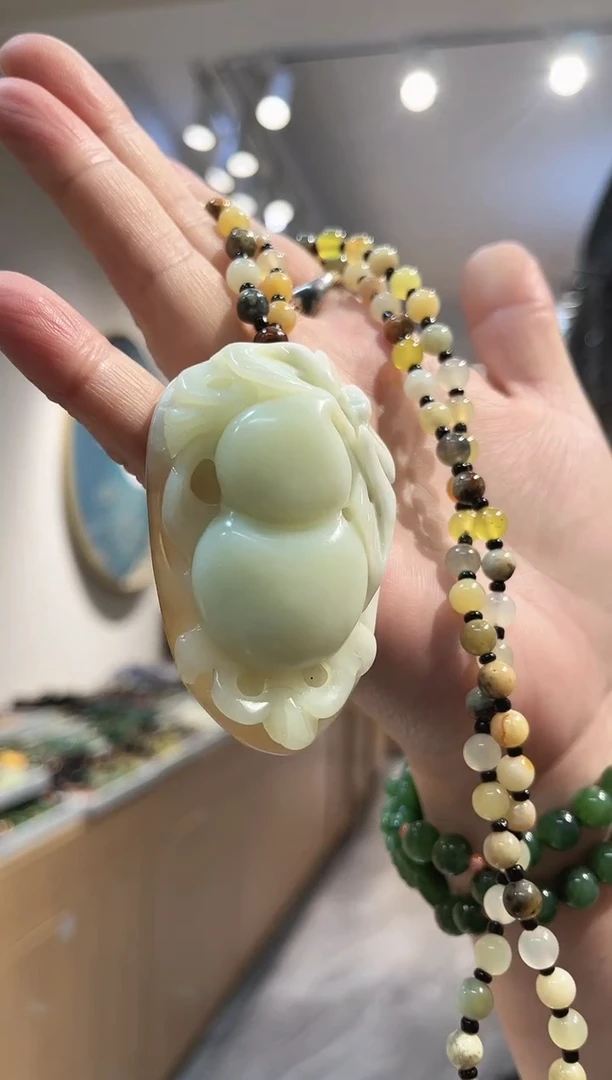 【闪购商品】岫玉颈饰未镶嵌吊坠