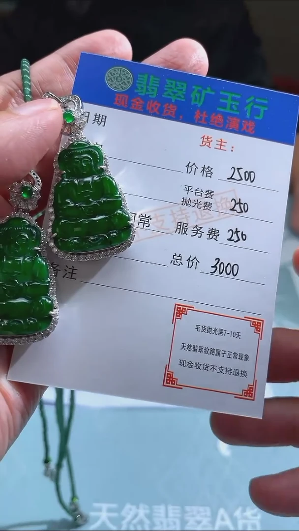 颈饰银S925镶嵌翡翠凤**淡净货-多样性-发两件
