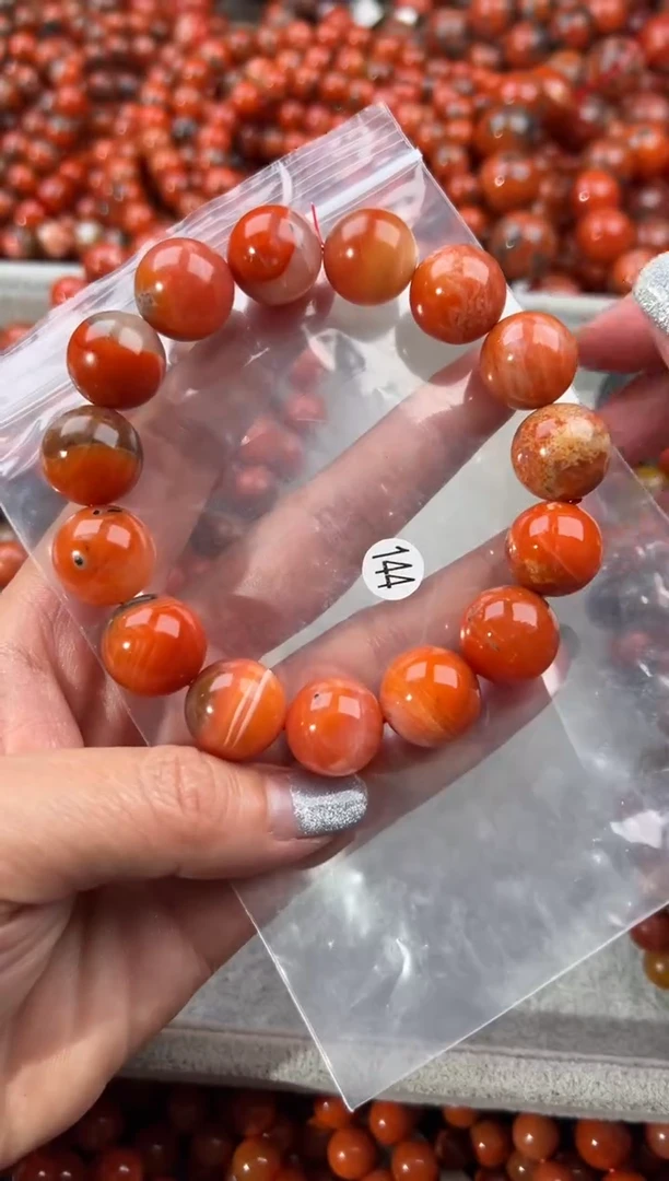 未镶嵌手串南红玛瑙15+