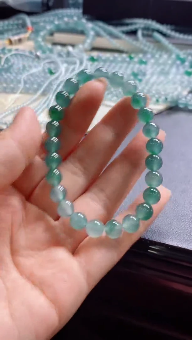 未镶嵌定制翡翠寒*冰0970004862（卡吧）