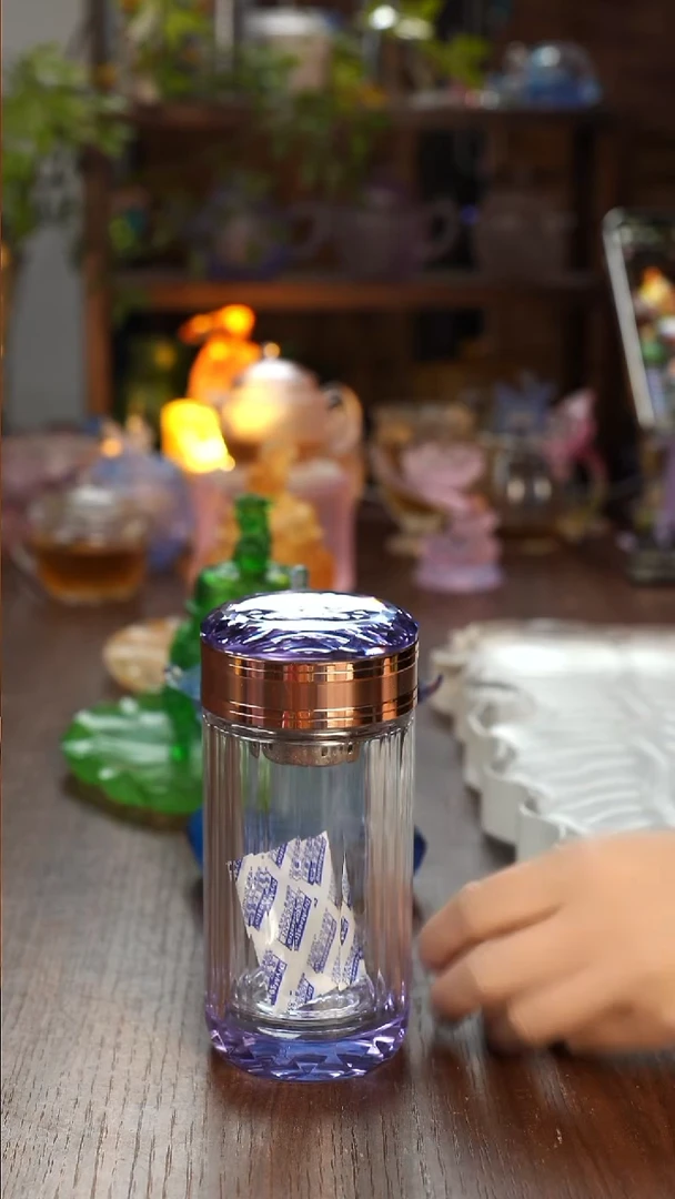 闪购晶颜保温杯紫色
