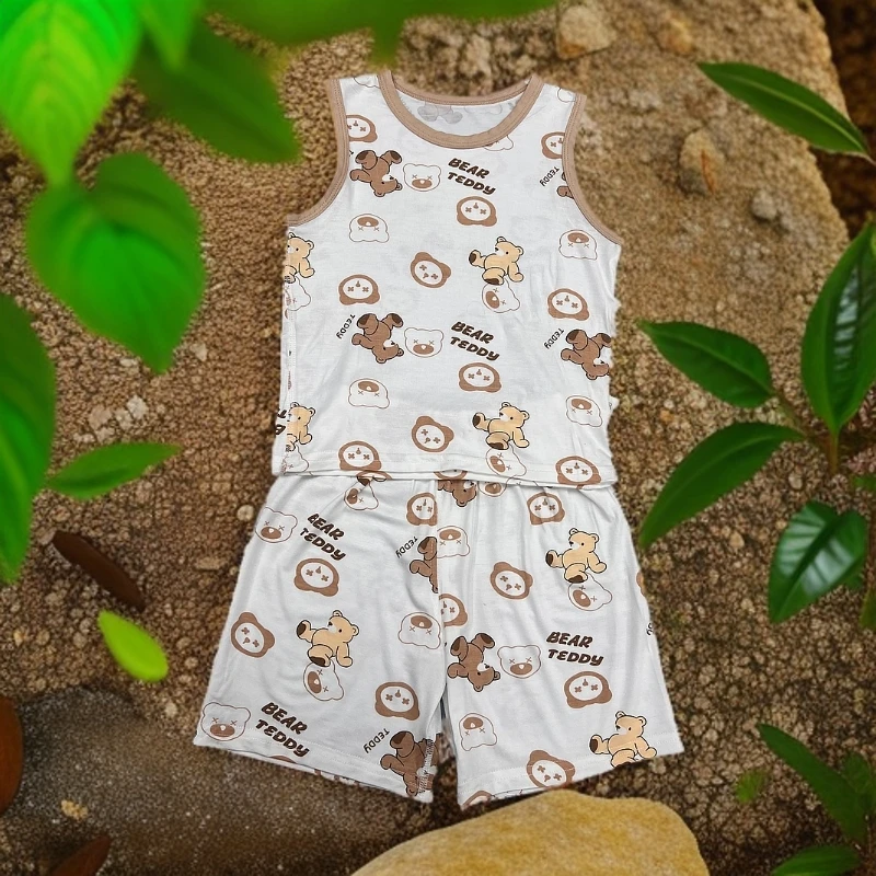 （大胡子130）夏季莫代尔小熊分体 W-015-4