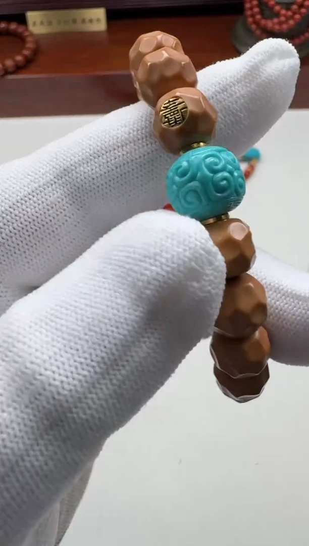 绿松石18K金镶嵌配饰配饰配饰配饰