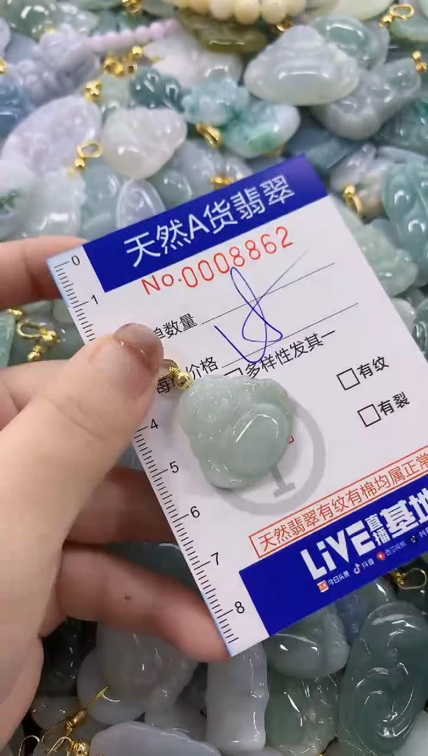 颈饰未镶嵌翡翠天然A货翡翠