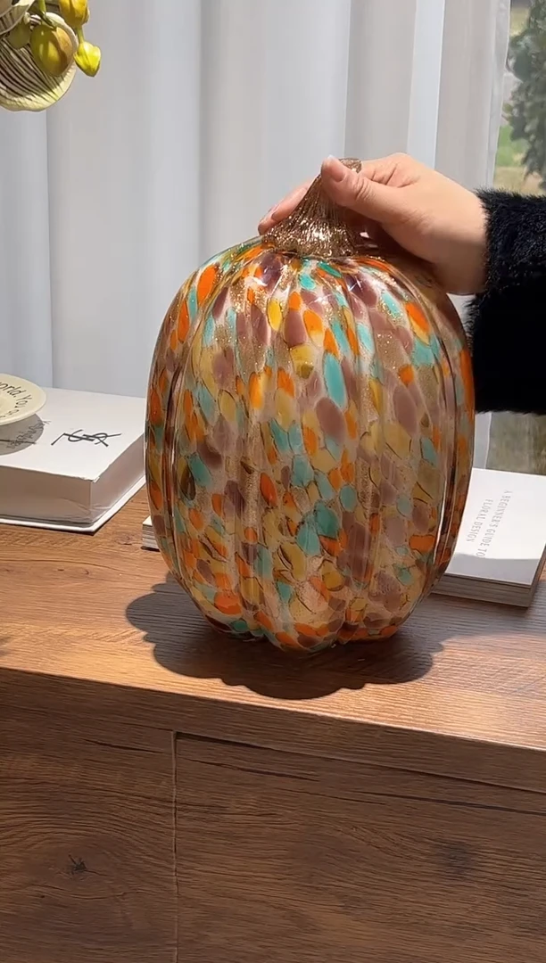 【闪购商品】琉璃炫彩琉璃南瓜高款