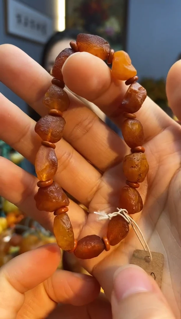未镶嵌琥珀手串手串