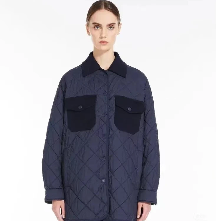 99新 MaxMara 娜娜专属 WEEKEND 拼接棉服