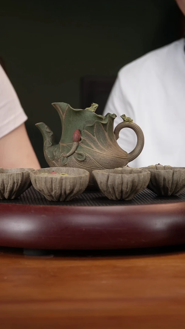 茶壶紫砂10GJF盛夏套组 老青段360cc