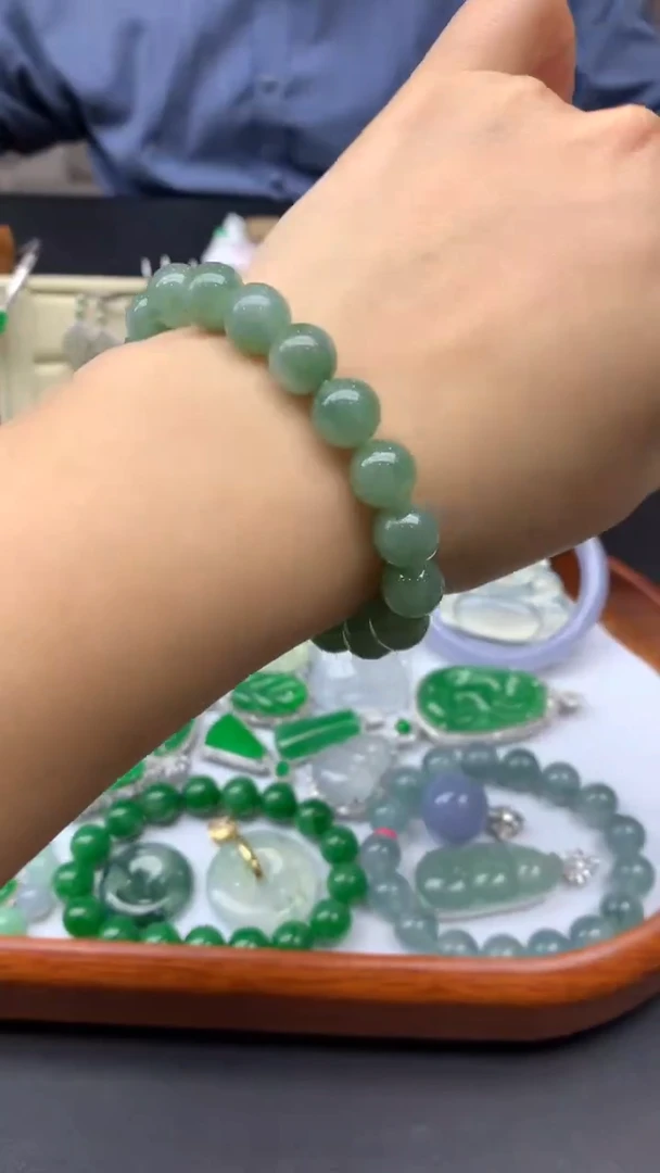 【闪购商品】翡翠手串未镶嵌15-天然翡翠