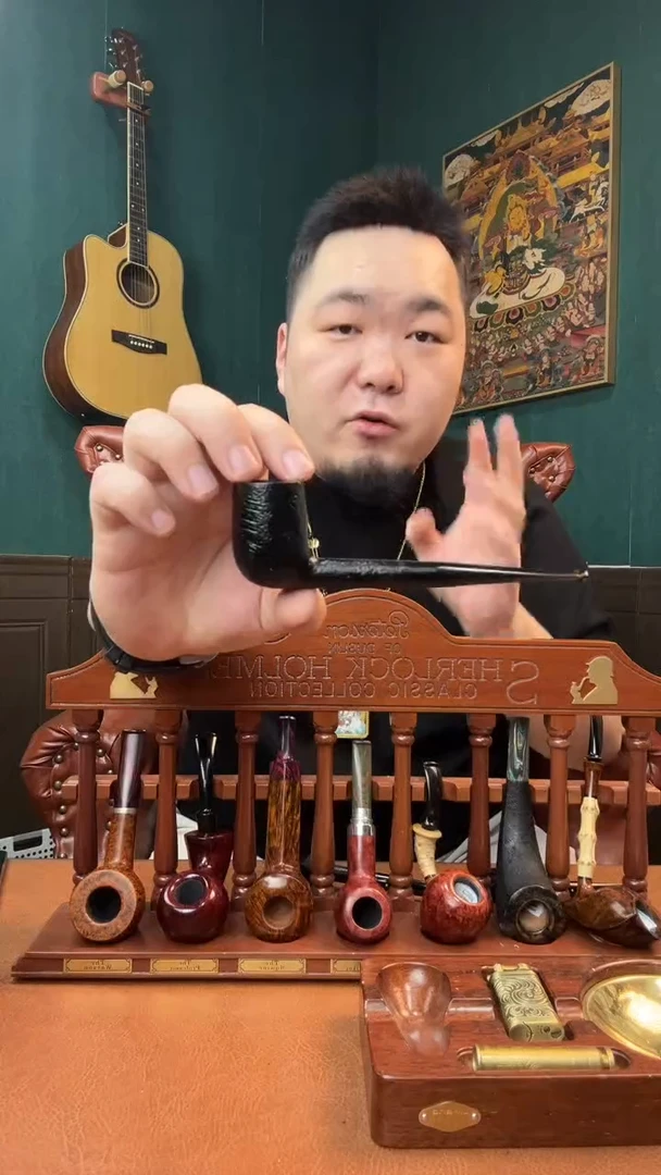 石楠木木雕款意大利进口石楠木烟斗