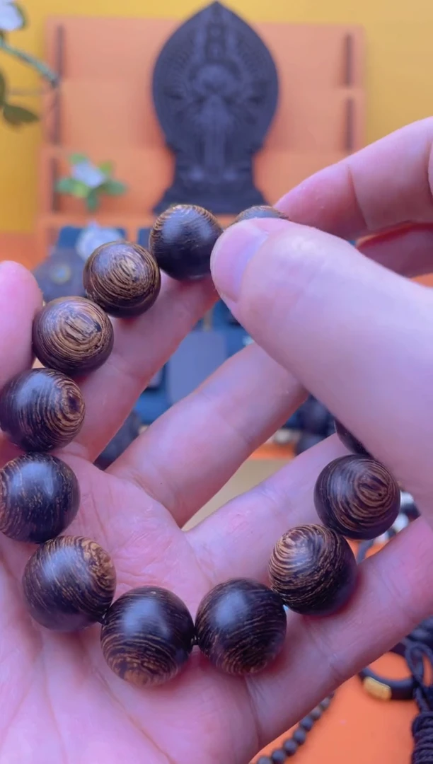 【闪购商品】贡木把件高端越南芽庄老紫棋玉化1.6