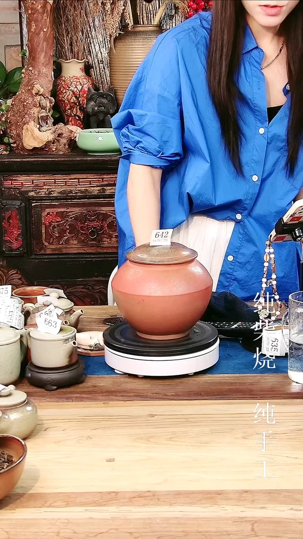 茶叶罐纯手工纯柴烧茶叶罐