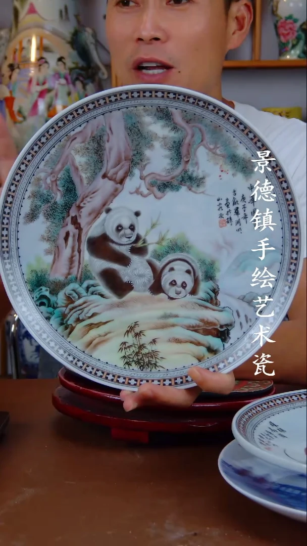 现代景德镇手工手绘陶瓷摆件60