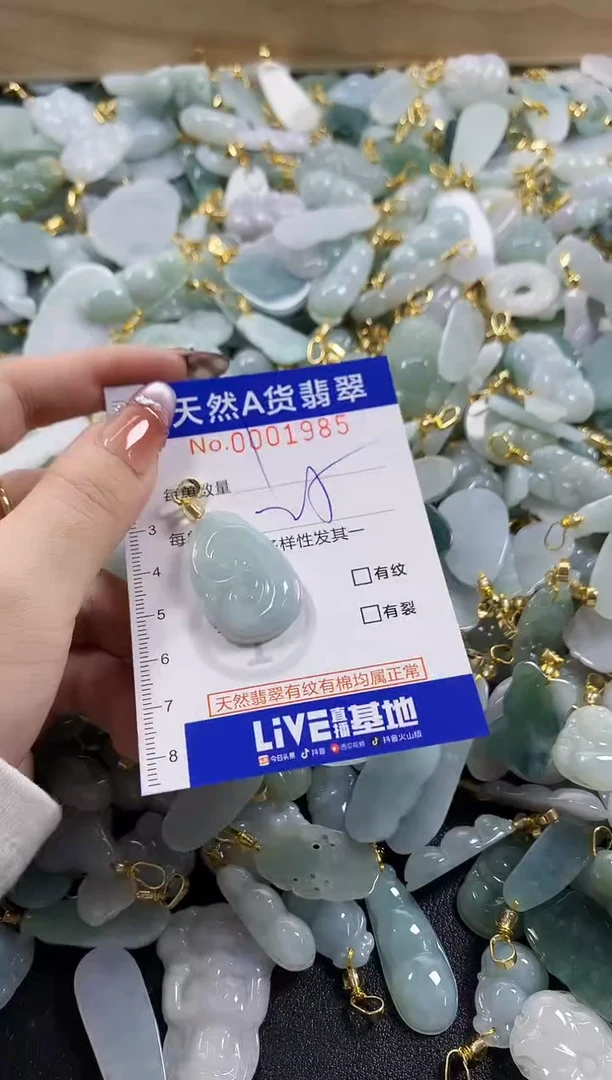 颈饰未镶嵌翡翠天然A货翡翠