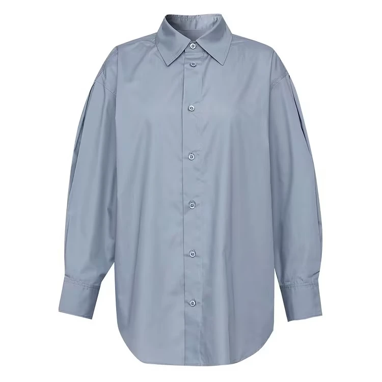 AMASS/阿玛施 四季新款极简衬衣休闲百搭长袖衬衫女5301008