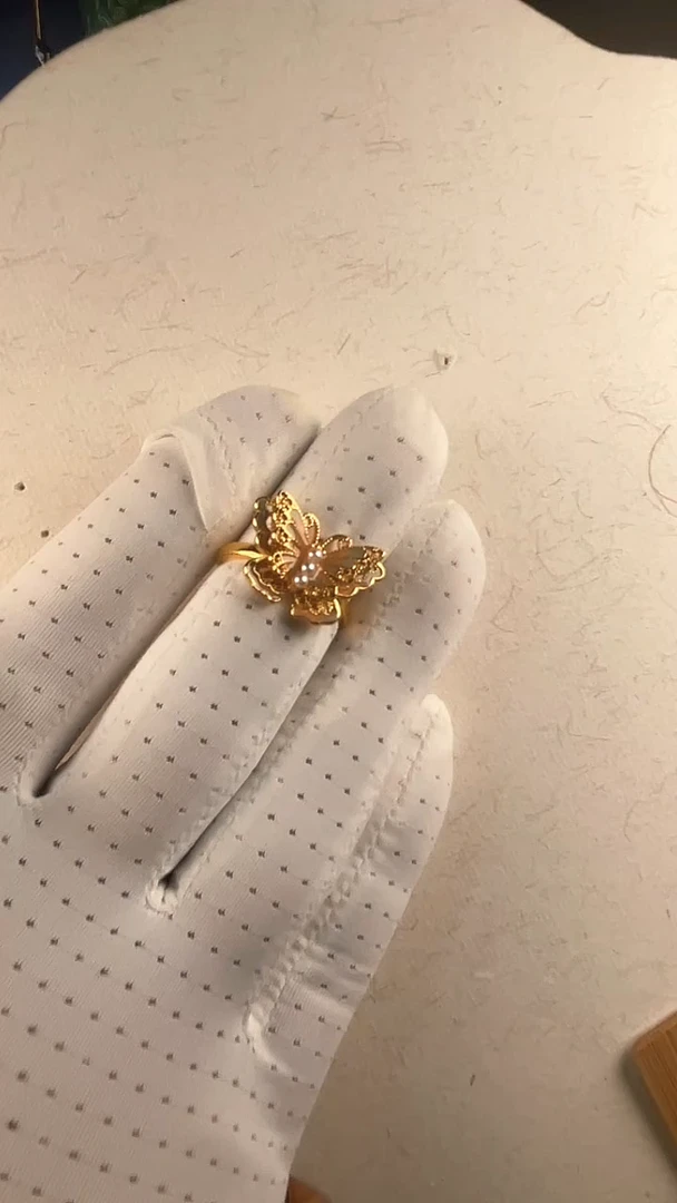 兔*子北京珐琅蝴蝶系列-戒指