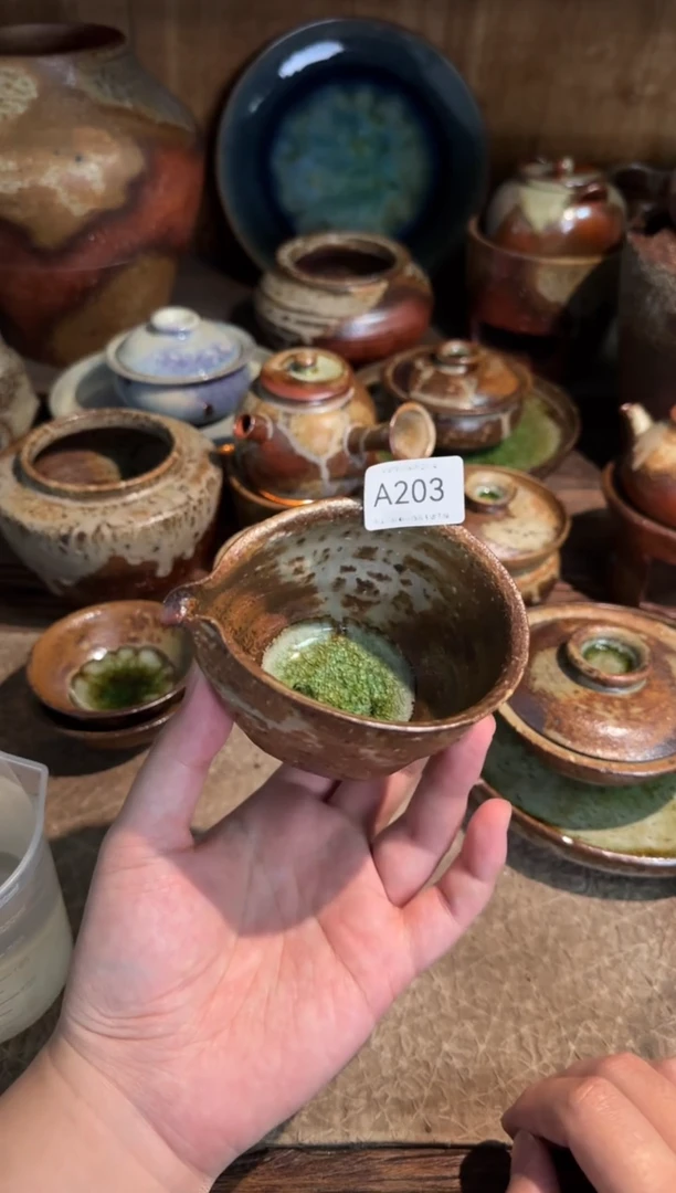 A203单禁拍破碎感泥料非柴烧