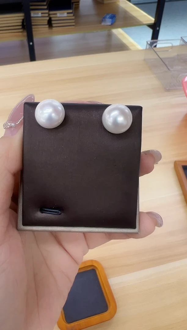 【闪购商品】淡水珍珠耳饰银S925镶嵌v0322